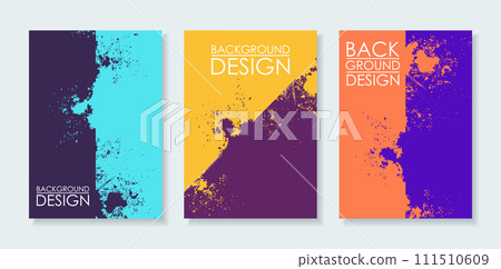Brochure design layout with place for your data. Vector illustration. 111510609