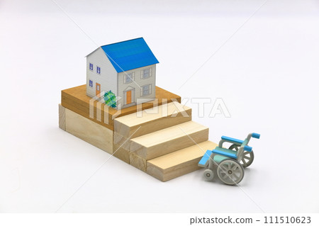 Image of wheelchair and obstacles 111510623