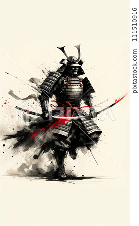 水墨畫武士 111510916