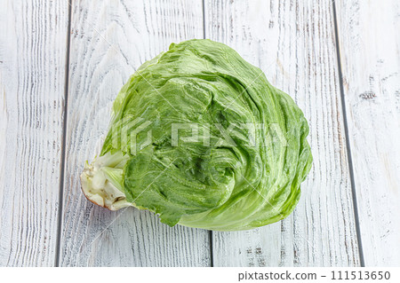 Natural organic iceberg salad cabbage Natural organic iceberg salad cabbage 111513650