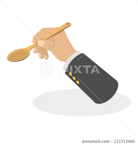 3D Isometric Flat Vector Set of Hand Gestures. Item 2 3D Isometric Flat Vector Set of Hand Gestures. Item 2 111513980