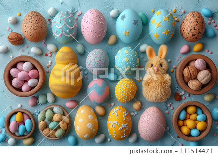 The Warmth of Easter, Carefully Held Eggs Invite a Celebration of Color and Creativity 111514471
