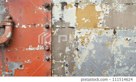 垃圾紋理工廠牆調整AI生成的影像 垃圾紋理工廠牆調整AI生成的影像 111514624