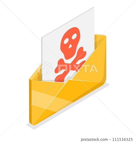 3D Isometric Flat Vector Set of Hacker Icons. Item 3 3D Isometric Flat Vector Set of Hacker Icons. Item 3 111516325