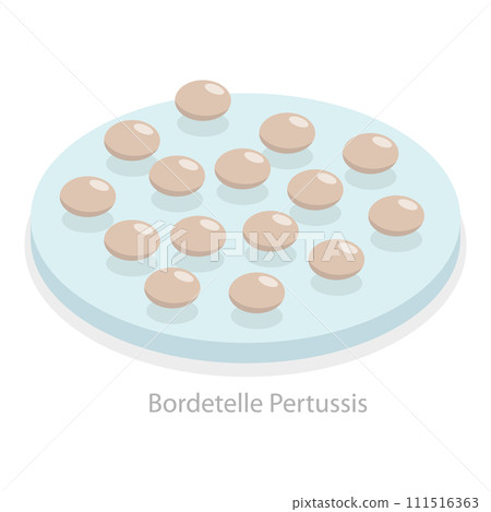 3D Isometric Flat Vector Illustration of Upper Respiratory Tract Infection. Item 4 111516363