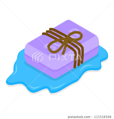 3D Isometric Flat Vector Set of Lavanders Products. Item 7 111516508