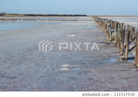Place of production of food sea salt - plant Place of production of food sea salt - plant 111517550