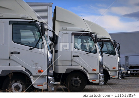 Lined up truck image 111518854