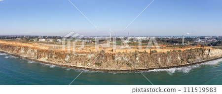 "Chiba Prefecture" Photographing Byobugaura with a drone 111519583