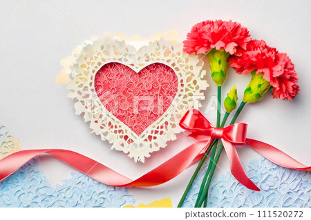 康乃馨花束（AI 生成圖像） 111520272