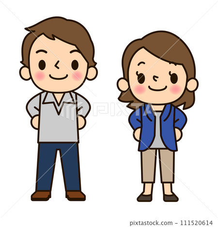 Motivated men and women 111520614