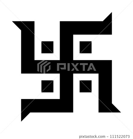 印度教卐圖標。向量。 111522073