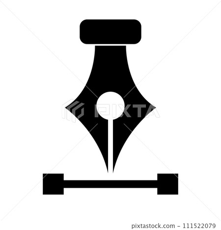 鋼筆工具剪影圖標 111522079