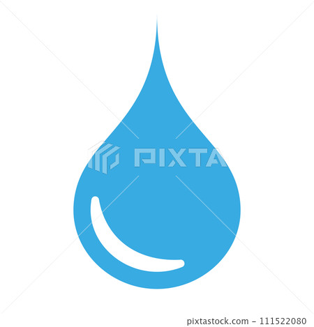簡單的水滴圖示。向量。 111522080