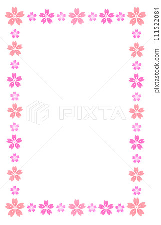 櫻花框框架背景垂直 111522084
