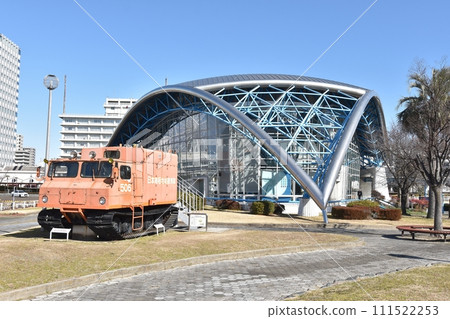 Port house and snowmobile 111522253