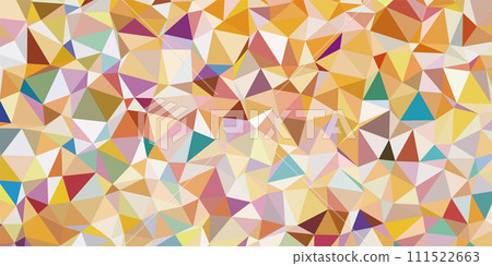 Colorful polygon background in warm colors Colorful polygon background in warm colors 111522663