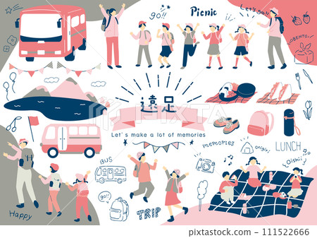 children enjoying an excursion 111522666