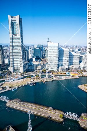 神奈川縣橫濱港未來的城市景觀 111523107