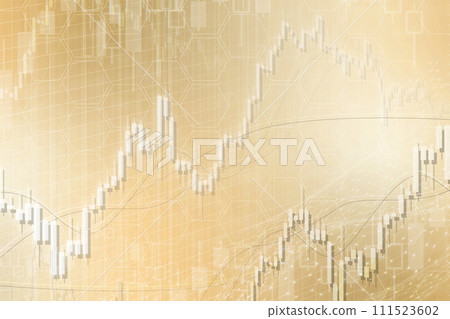 Economic image background material, stock, exchange, FX background illustration Economic image background material, stock, exchange, FX background illustration 111523602