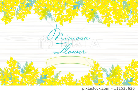 可愛時尚的含羞草背景圖 111523626