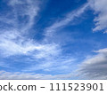 White clouds floating in the blue sky 111523901