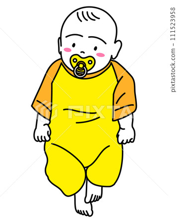 拿著奶嘴的男嬰 111523958