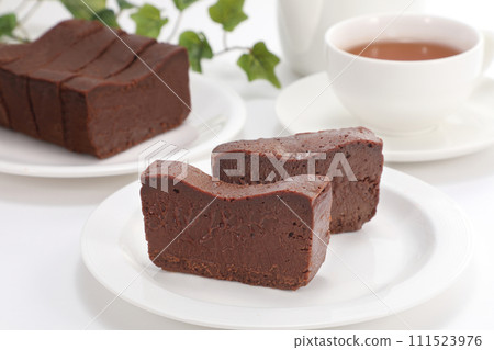 Delicious chocolate terrine 111523976