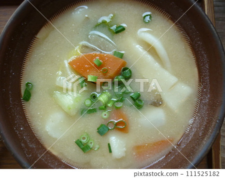Dango soup, famous as a local dish of Oita 111525182