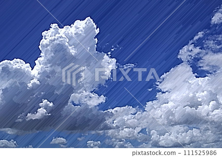 3D 影像柔和的藝術藍天和白雲仲夏積雨雲 54 111525986