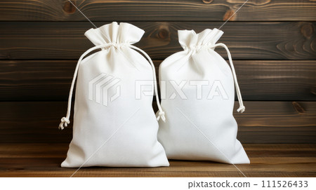 Light Fabric Bags Made of Natural Fabric 111526433
