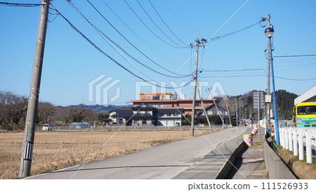 2020 Noto Peninsula Earthquake: Leaning utility pole 2020 Noto Peninsula Earthquake: Leaning utility pole 111526933