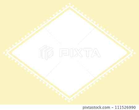 Diamond frame yellow 111526990