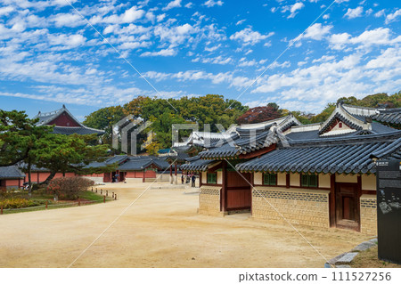 Korean royal palace "Changdeokgung Palace" 111527256