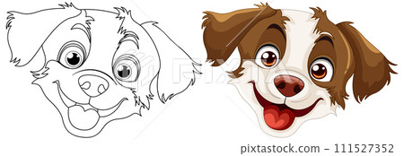 Cheerful Puppy Vector Illustration Cheerful Puppy Vector Illustration 111527352