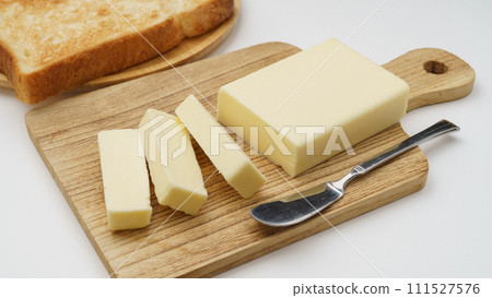 切奶油和吐司 111527576