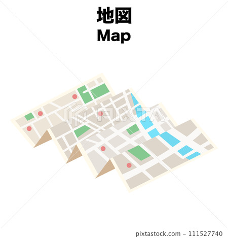 Isometric map illustration Isometric map illustration 111527740