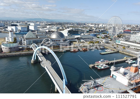 View of Nagoya Port Garden Pier from the Port Building Observation Deck 111527791