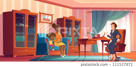 Therapist office or school principal cabinet 111527872