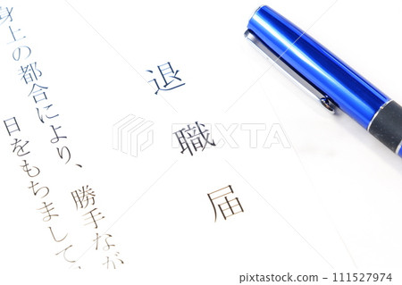 提交辭職通知並從所在公司辭職 111527974