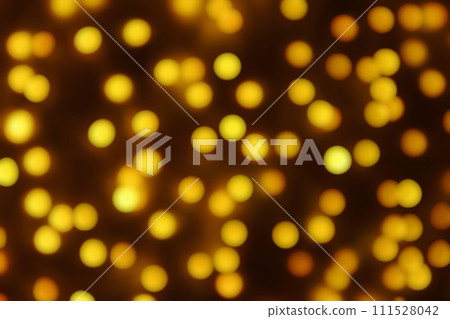 Abstract blur golden bokeh light Christmas holiday background Abstract blur golden bokeh light Christmas holiday background 111528042
