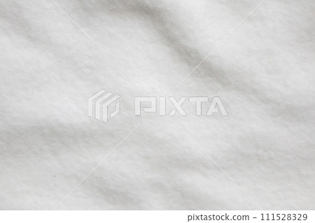 White fluffy fur fabric wool texture background 111528329