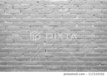 vintage white brick wall texture background 111528382