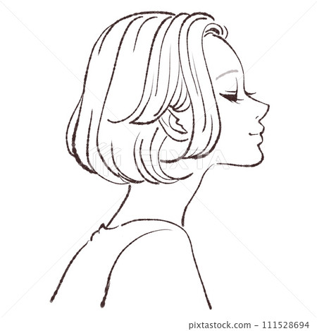 婦女和女孩插畫素材 111528694