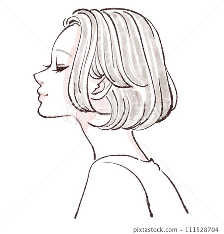 婦女和女孩插畫素材 111528704