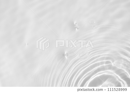 Abstract white transparent water shadow surface texture natural ripple background 111528999
