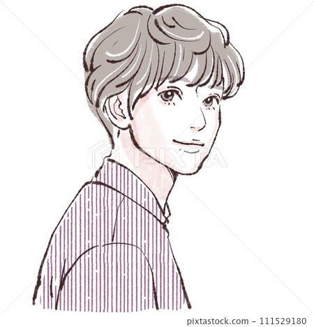 Illustration material of men and boys 111529180