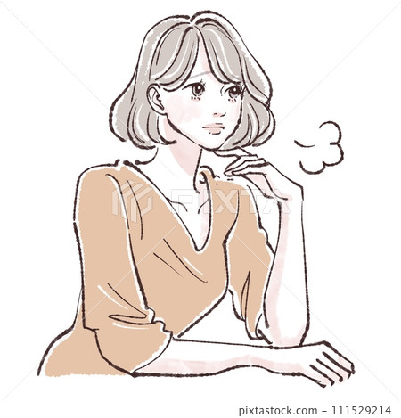 Illustration material of men and boys 111529214