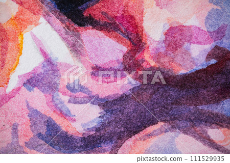 Watercolor wash. Painted in watercolor on a white background. Hand painted watercolor background. Watercolor wash. Painted in watercolor on a white background. Hand painted watercolor background. 111529935