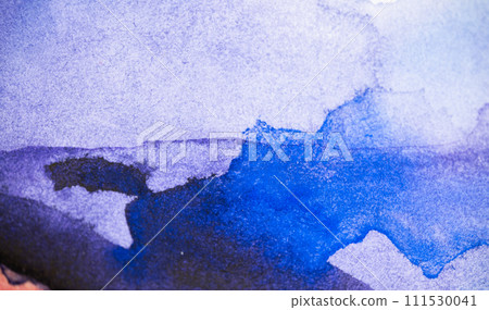 Watercolor wash. Painted in watercolor on a white background. Hand painted watercolor background.  111530041